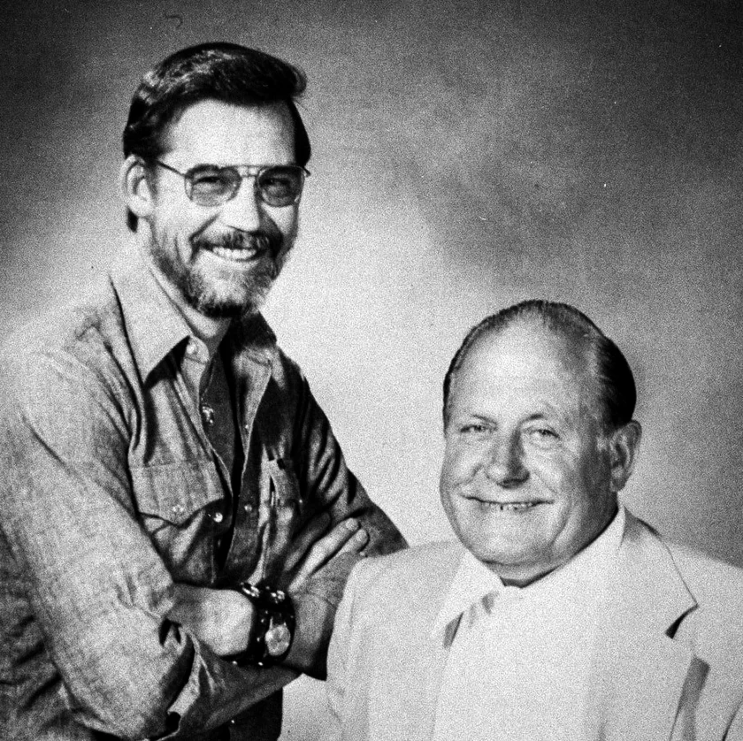 Bob Ross and Bill Alexander together in 1982