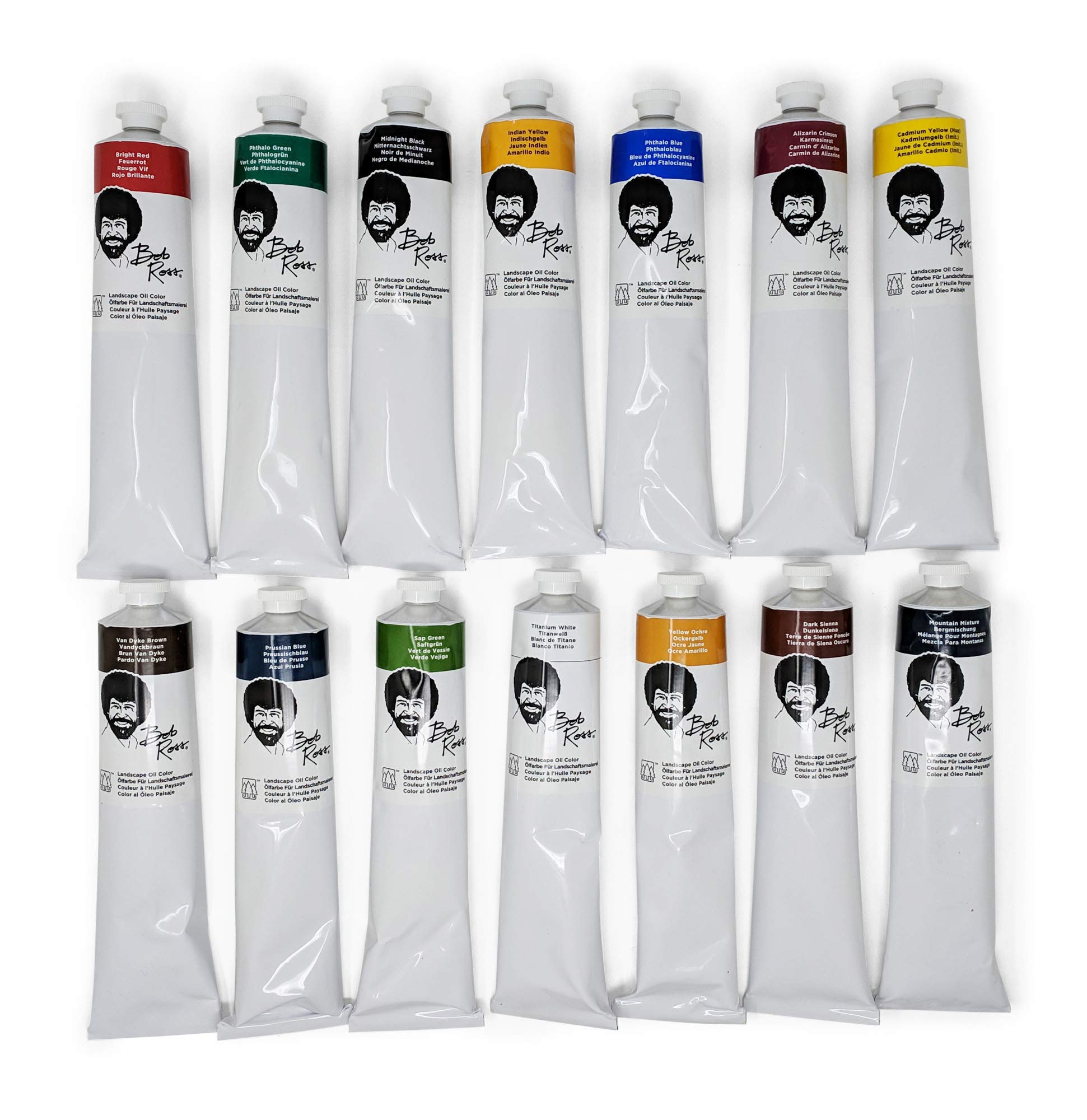 Bob Ross Full 14-Colour Oil Paint Set Bob Ross full 14-colour oil paint set for landscape painting