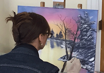 Bob
Ross Painting Lessons